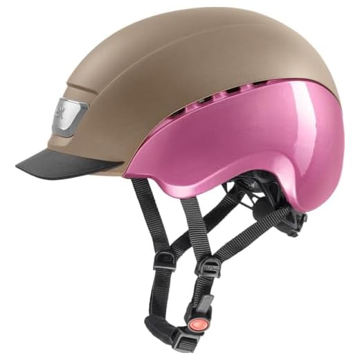 uvex unisex – vuxna, elexxion pro ltd ridhjälm, champagner matta-rosa blank champagner mat-pink shiny 54-55 cm