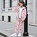 Epaihaiy Hoodies and Pants Set for Girls 10-12 Graphic Sweatsuits Jogger Sets Axolotl Pink Long Sleeve Fashion Sweatshirts and Sweatpants with Pockets Kids Tracksuits Pink