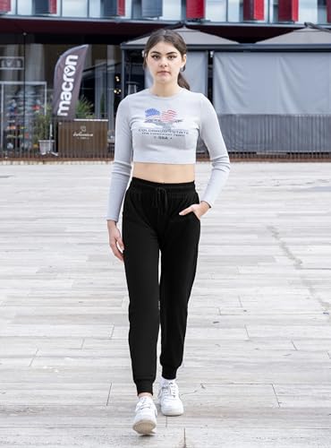 3 Pack: Women's Ultra-Soft Lounge Joggers Sweatpants Athletic Yoga Pants with Pockets3