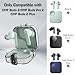 POZCIS for CMF Buds 2 Plus/CMF Buds 2 / CMF Buds Pro 2 Case with Safety Lock, Flexible TPU Clear Protective Case with Cleaner Kit & Carabiner Accessories Set(Clear)