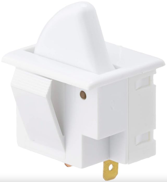 Replacement 12466115SP Refrigerator Door Light Switch for Whirlpool Kenmore MayTag Refrigerator AP6989975, 12466115SP, WP12466115SP, 12466111, 12466111SP, 67006422, W11385734, W11434800