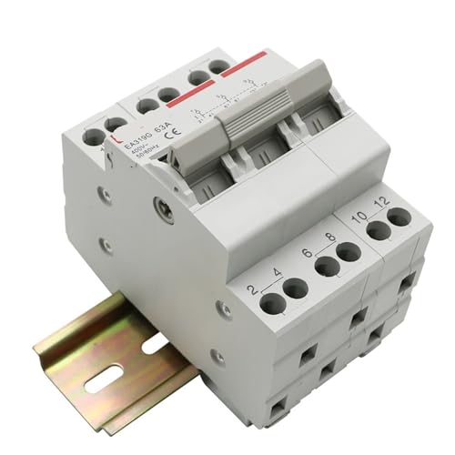 Disjoncteur MTS 3P 63A à transfert manuel pour double puissance interrupteur isolant - 5