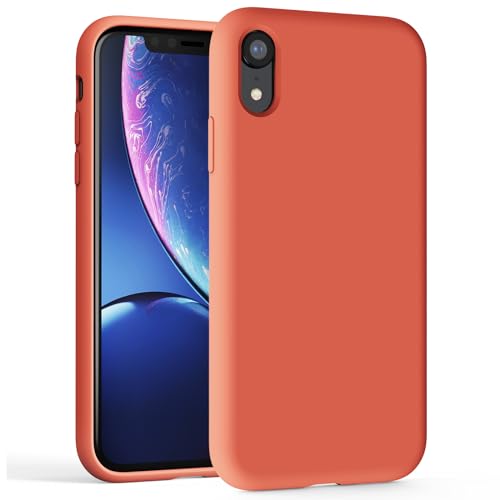 TAXXOE Silicone Case Compatible with iPhone XR Case Soft Ultra Slim Protective Shockproof Liquid Silicone Phone Case