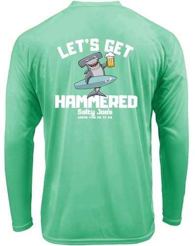 SALTY JOES UPF 50 Graphic Long Sleeve Performance Fishing Shirt Collection