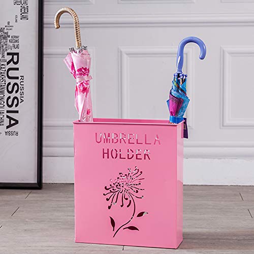 MIDUNU Metal Umbrella Stand, Contemporary Style & Sculpture, for Commercial Home School Hotel Lobby, 35×11.5×40.5cm Umbrella (Color : C)