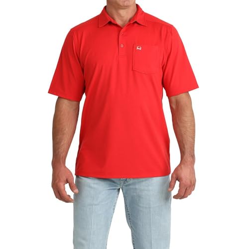 Polo Rojo con Bolsillo para Hombre Cinch miniatura 1