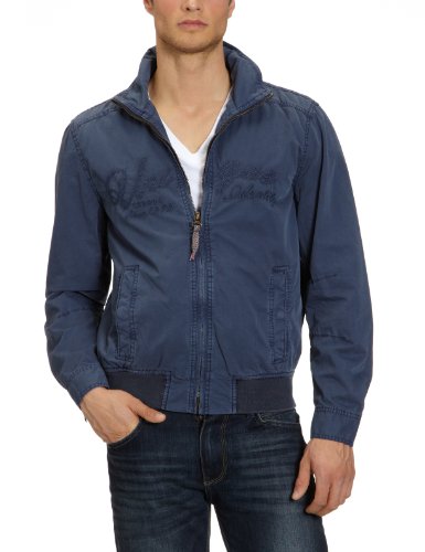 LERROS Herren Jacke 2237016, Gr. 54 (XL), Blau (washed blue 467)