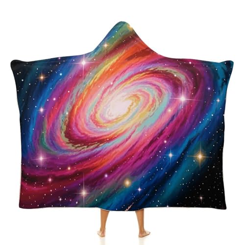 Couverture à capuche galaxie chaude pour ne plus jamais avoir froid chez soi
