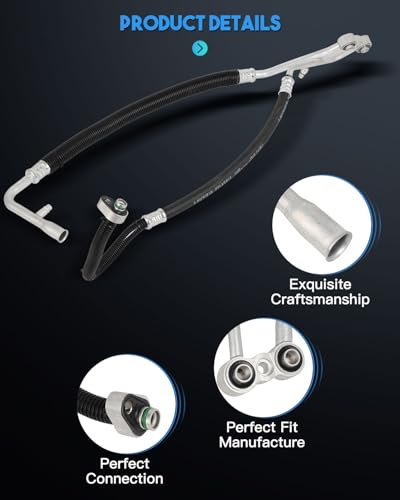 Image of ECCPP A /C Suction and Discharge Line Hose Assembly for Dodge