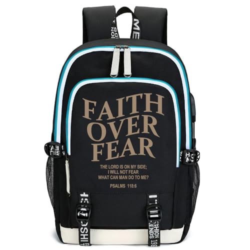 Faith Over Faith Canvas Backpack