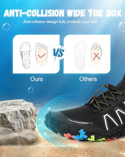 Image of Hike Barefoot Shoes Women Men,Wide Toe Water Shoes 2025 New Breathable Grounded Footwear Non-Slip Fashion Hiking Shoe for Walking Swim Pool Beach Outdoor Water Sports