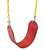 Squirrel Products Heavy Duty Swing Seat - Swing Set Accessories Swing Seat Replacement and Carabiners for Easy Install - Red