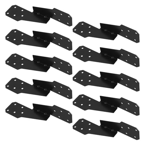 Clips de fixation métalliques rigides pour assembler supports de meubles en bois