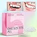 Silicone Reline Denture Set, Temporary Veneers Kit for Women and Men, Tooth Replacement Kit, Nature and Comfortable Temporary