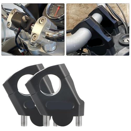 Evita dolor de espalda con elevador manillar moto universal plata 2