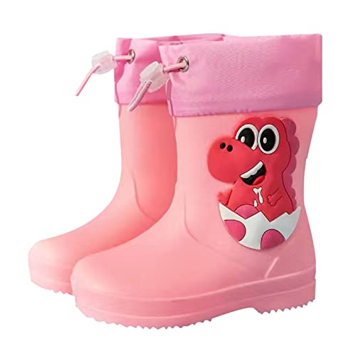 Badeschuhe Kinder 24 Leicht Schmal Outdoor Regenstiefel Bequeme Jungen Mädchen Wasserschuhe Rutschfest Gefüttert Barfuss Schuhe Unisex Wasserdichte Gummistiefel Regenschuhe