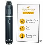 VapeMaster Skywalker Portable Herbal Vaporizer Dry Herb Vaporizer Pen - Temperature Control, Ceramic Chamber, Pure Clean Vapor - (Anodized Black)