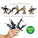 8 Pcs Assembly Toy Models for Wargame Play & Action Figures Incl. Gatling IGGM, Type 95, MK1415GM, MG42, M1G, M95, DSR-1 for DIY Toy Collections