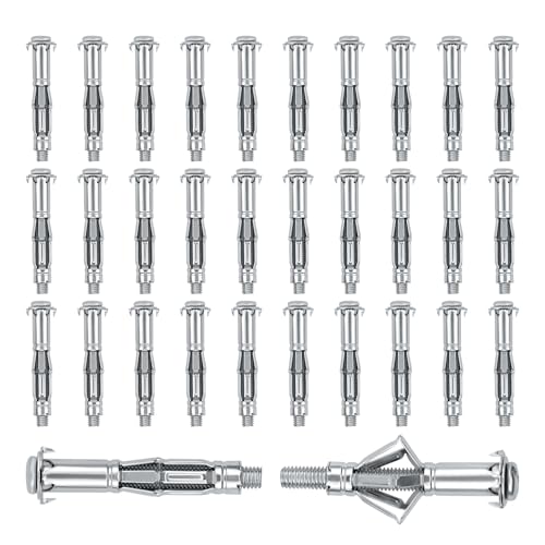BEASAFY 30 Stück Hohlraumdübel Set, M8 x 65 mm Hohlwanddübel...