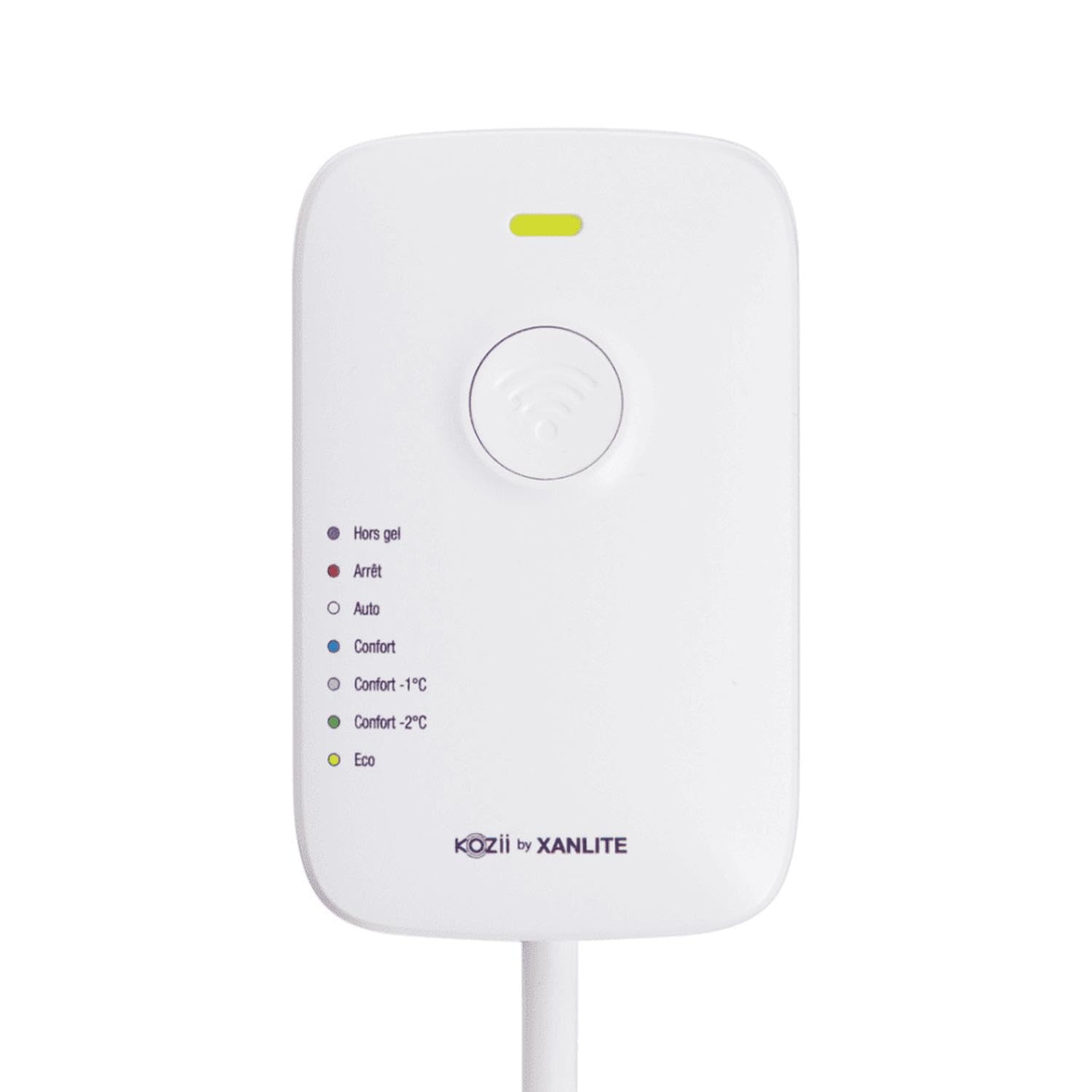 Xanlite, Boîtier de Pilotage connecté pour radiateur électrique - Système de thermostats connectés, Économie d'énergie, Contrôle à Distance, Compatible avec Alexa et Google Home