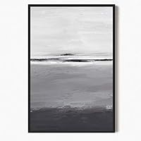 Framed Canvas Wall Art Abstract Landscape Canvas Prints Home Artwork Decoration for Living Room,Bedroom - 16x24 inches
