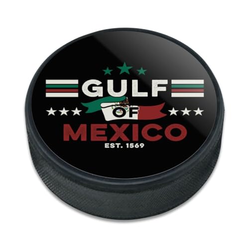 GRAPHICS & MORE Gulf of Mexico Est. 1569 Ice Hockey Puck