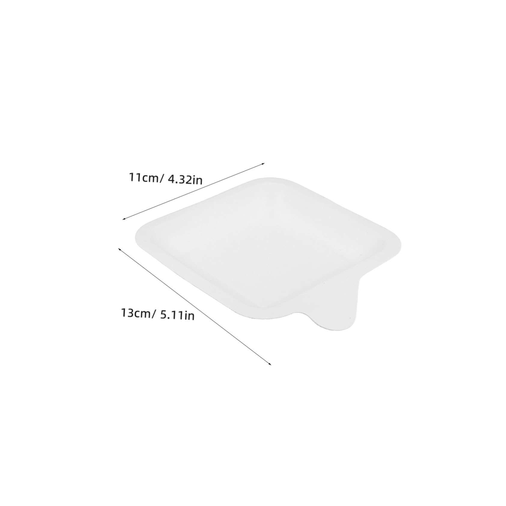 100 Piezas Platos de Papel Cuadrados Desechables Gruesos para Tartas de Cumpleaños y Catering Platos Resistentes para Fiestas Barbacoas y Manualidades Creativas