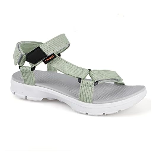 riemot Femmes Sandales d'été pour l'extérieur Sandales athlétiques ajustables Chaussures de marche Trekking Beach Sandales de sport