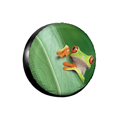 Housse de Roue 15 Pouces Rainette Couvre-Pneu en Housses De Roue De Secours Couvre Pneu Imperméable Cache-pneus - Anti-poussière - pour Voiture Camion Et Remorque 70-75cm Cover