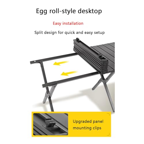 Table pliante portable et légère pour finir avec le manque d'espace de camping - 6