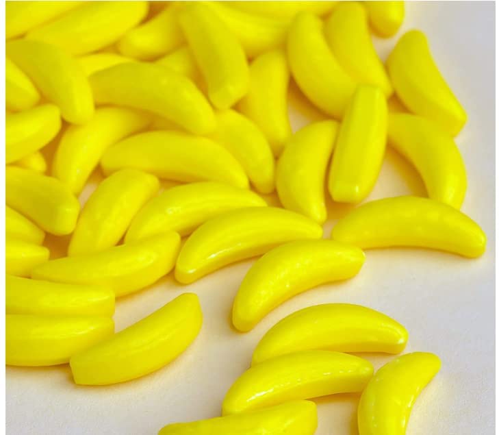Miniatura 2 de Bayside Candy Cabezales de plátanoplátano tontobananaramacaramelo duro de plátanocaramelo de plátano amarillo (1 libra)
