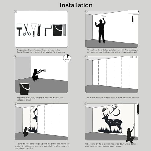 Papier peint panoramique animaux mignons poster geant mural faon 350x256 cm - 8