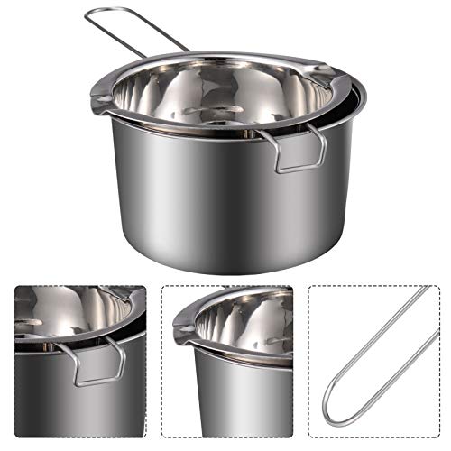 BESPORTBLE Pote para derreter cera, pote para derreter doces, 1 conjunto de panelas de aço inoxidáve