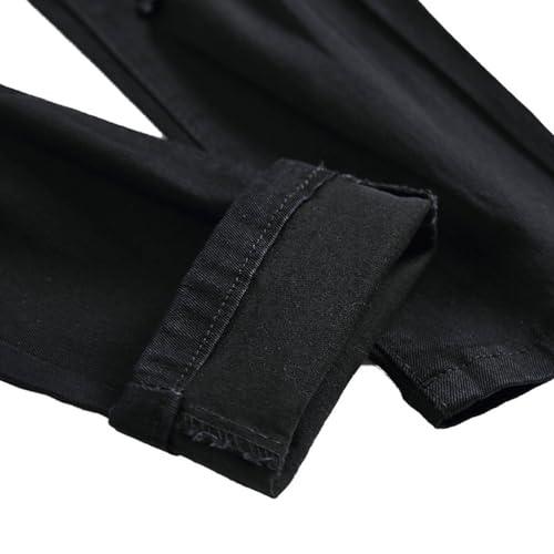 FZYLQY Mens Ripped Denim Pants Skinny Stretch Distressed Destroyed Slim Fit Fashion Casual Business Hiking Camping Jeans4