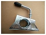 48 mm de diámetro. Abrazadera de 48 mm para rueda jockey de remolque o soportes de apoyo, gato de remolque, abrazadera de rueda jockey de remolque, piezas de remolque para automóviles y vehículos utilitarios deportivo
