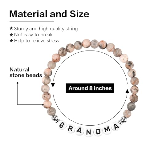 Stocking Stuffers Christmas Gifts for Grandma Bracelet Grandma Gifts For Grandparents Day Birthday Gifts Idea Gifts For Grandma From Granddaughter Christmas Gifts For Grandma Gift From Grandchildren2