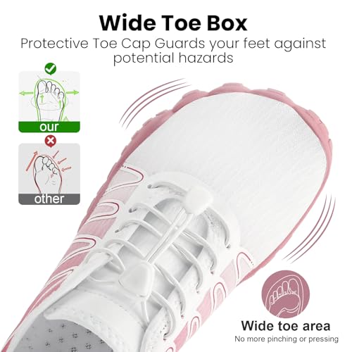 Hike Barefoot Water Shoes Women Men, Pro Grounded Footwear Womens Mens Breathable Wide Toe Box Grounding Unisex for Outdoor Beach Swim Pool Hiking Kayaking Surfing3