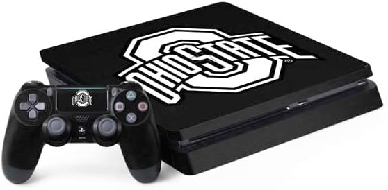 Skinit Decal Gaming Skin Compatible with PS4 Slim Bundle - Officially Licensed Ohio State University Distressed Logo Design