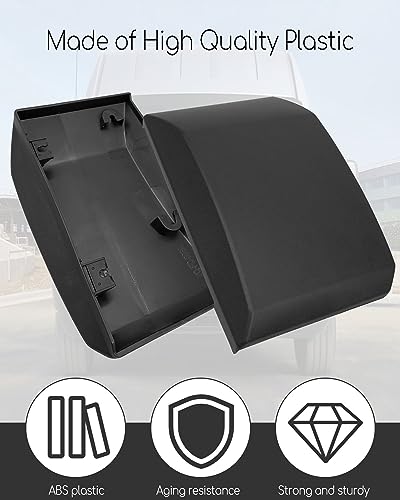 Image of Pillar Moulding Trim Cladding Fit for Ford Transit 150 250 350 2015-2019 | Replace BK3Z6129077AA BK3Z6129077AB, Left Driver Side, Under Fuel Door