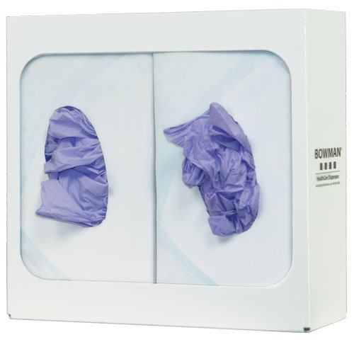 BOWMAN - Glove Box Dispenser - Double 10.56"W x 10.03"H x 3.81"D (4 Pack)