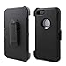 Iphone 6s Plus & 6 Plus 5.5 Inch Robust Heavy Duty Case with 3 Impact Absorbent Layers for Extreme Protection, with Built in Screen Protector + Belt Clip / Holster By Foxx Electronics