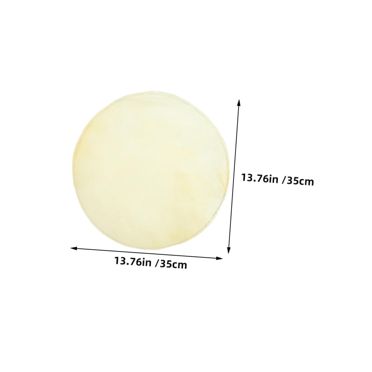 GALPADA 2pcs Drum Goat Leather Drum Covers Durable Conga for Enhanced Bass and Overtone for Musicians and Drummers