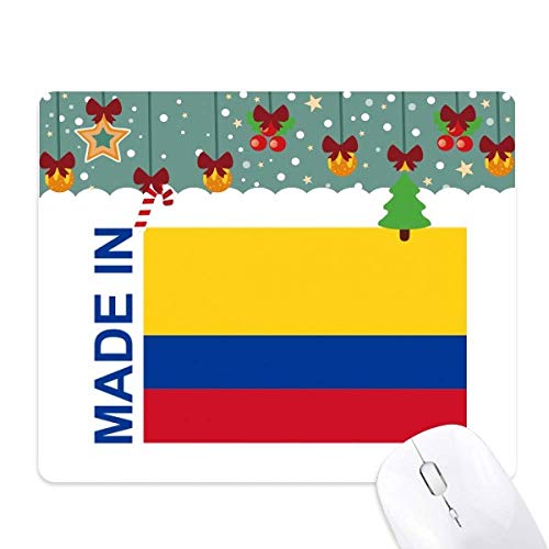 Tapis de souris de Noël en caoutchouc de Colombie pour une ambiance de bureau chaleureuse