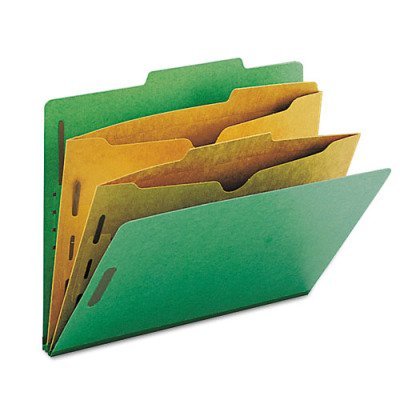 Amazon.com : Smead 14083 Pressboard Folders with Two Pocket Dividers ...