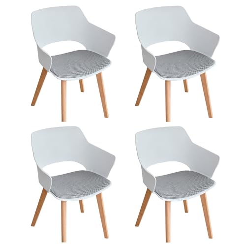 GrandCA HOME Juego de 4 Sillas de Cocina