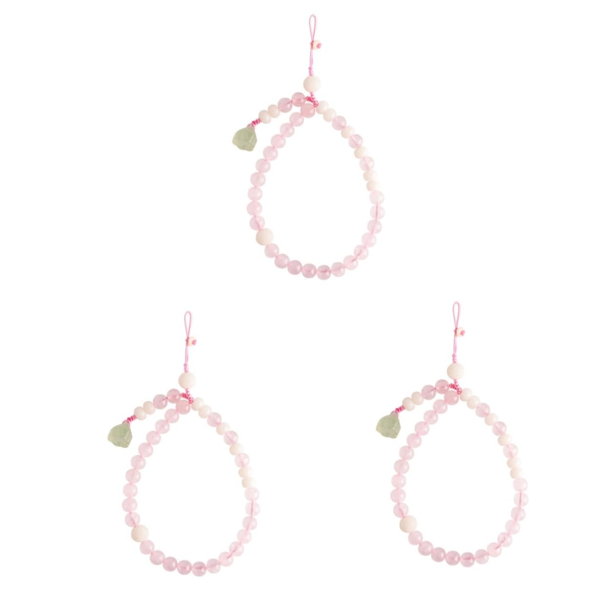 Artibetter 3st Handy Handyanhängerketten Schlüsselband Gurt Für Handy Telefon Charms Trageschlaufe Handschlaufe Handgelenksband Handy-armband-anhänger Retro-telefon Handys Rosa Kristall
