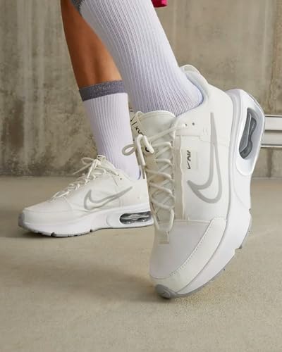 Nike Nike Air Max INTRLK Women's Shoes White/White, Summit White/Sail/Light Smoke Grey, 7.5