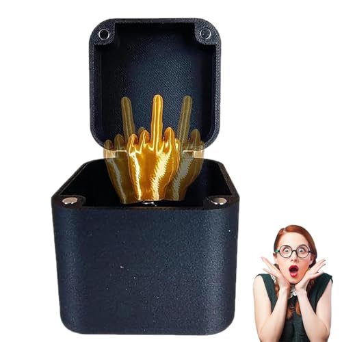KEWUF Caja De Dedo Medio, Dedo Medio En la Caja De Regalo Surprise Gift Box, Regalo Para Adultos, Oficina Y Decoración Del Hogar, Regalo Divertido Para La Oficina KEWUF Caja De Dedo Medio, Dedo Medio En la Caja De Regalo Surprise Gift Box, Regalo Para Adultos, Oficina Y Decoración Del Hogar, Regalo Divertido Para La Oficina