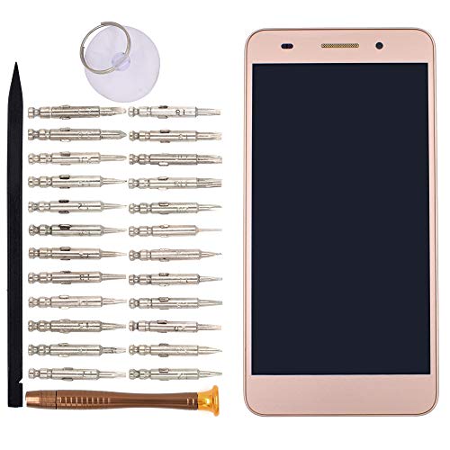 Image of LCD Screen Display Digitizer Touch Panel with Frame Screen Replacement for Honor Holly 3 Huawei Y6 II Huawei Honor 5A(Gold)