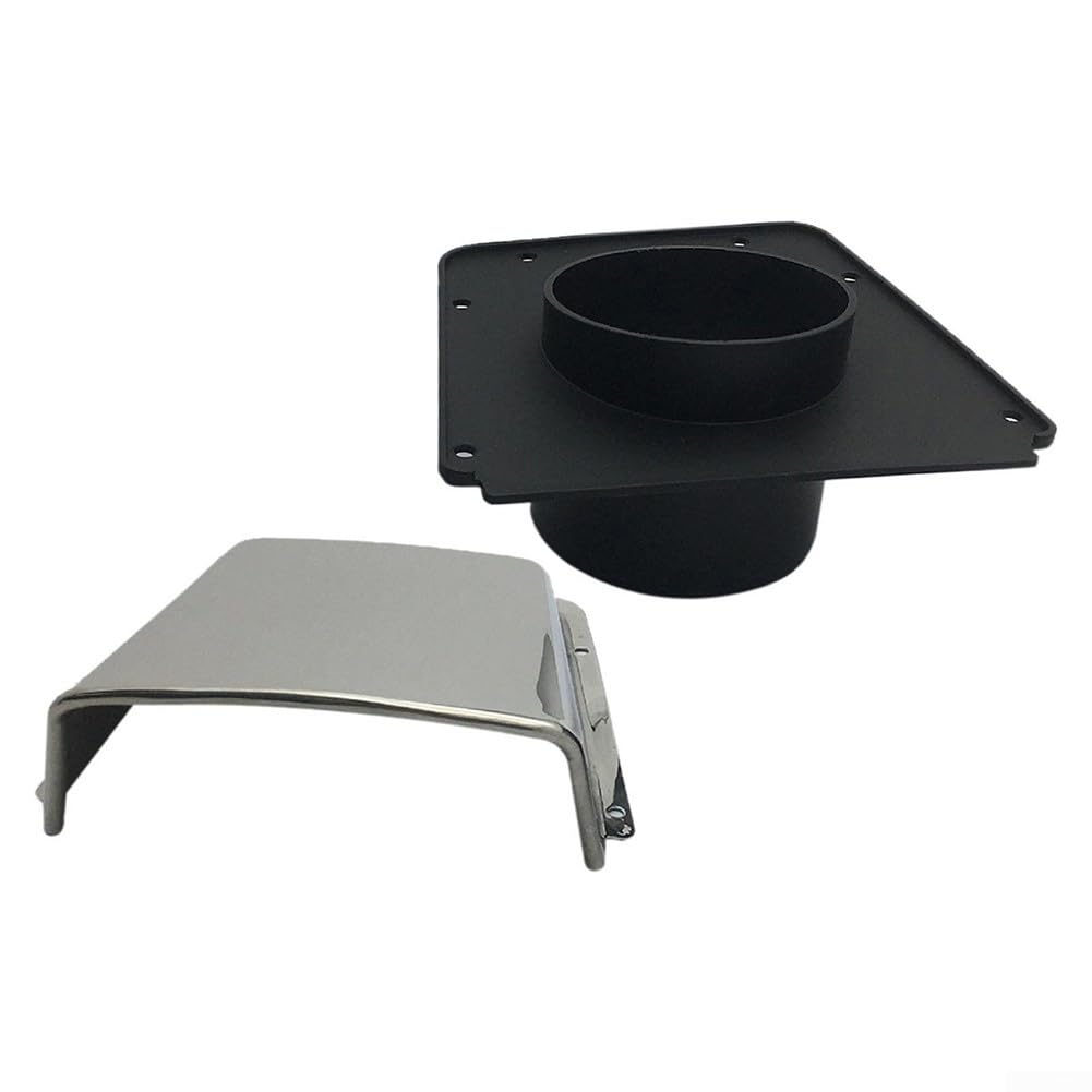 Aération de hotte d'échappement pour ventilation de bateau, grille d'aération de capot d'échappement en acier inoxydable avec base en nylon pour accessoires de quincaillerie marine